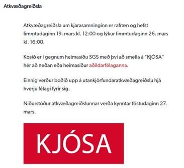 Atkvæðagreiðsla um ríkissamning